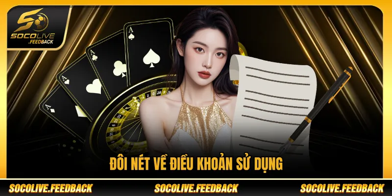 Điều Khoản Sử Dụng Socolive - Quy Định Người Dùng Đôi nét về điều khoản sử dụng Socolive